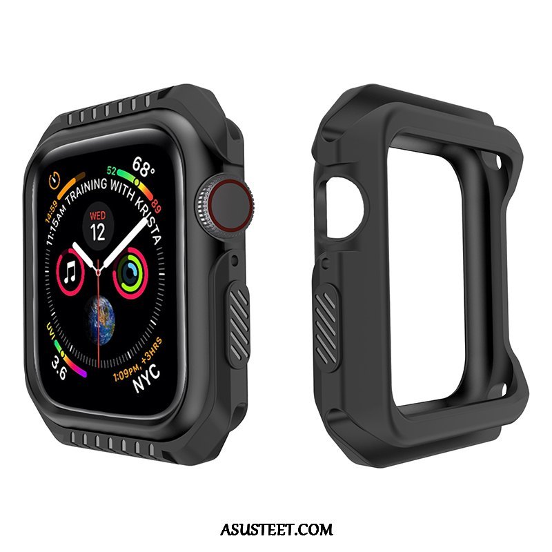 Apple Watch Series 1 Kuoret Pehmeä Neste Murtumaton Keltainen Kotelo Musta