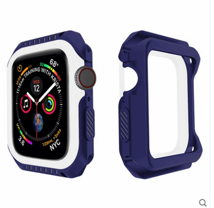 Apple Watch Series 1 Kuoret Suojaus Silikoni Kuori Kehys Sininen