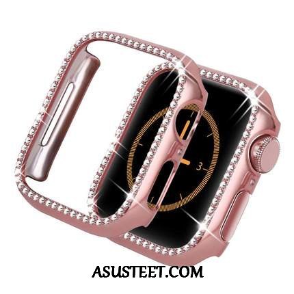 Apple Watch Series 3 Kuoret Rhinestone Inlay Kotelo Ohut Pinnoitus Murtumaton