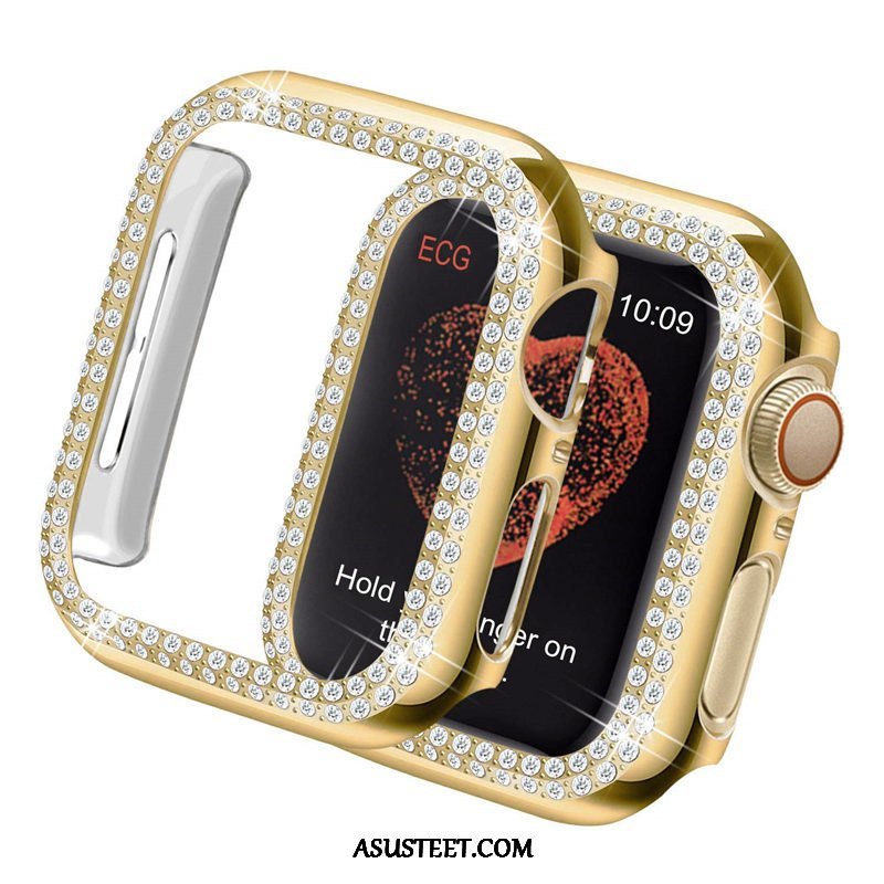 Apple Watch Series 5 Kuoret Kevyt Kehys Rhinestone Inlay Kova Strassi