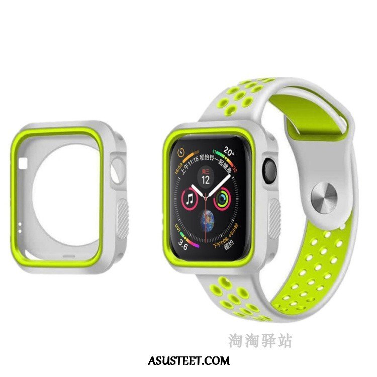 Apple Watch Series 5 Kuoret Urheilu Murtumaton Punainen Suojaus Silikoni