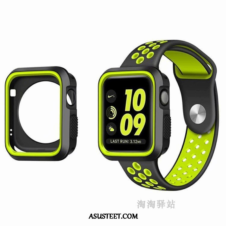 Apple Watch Series 5 Kuoret Urheilu Murtumaton Punainen Suojaus Silikoni