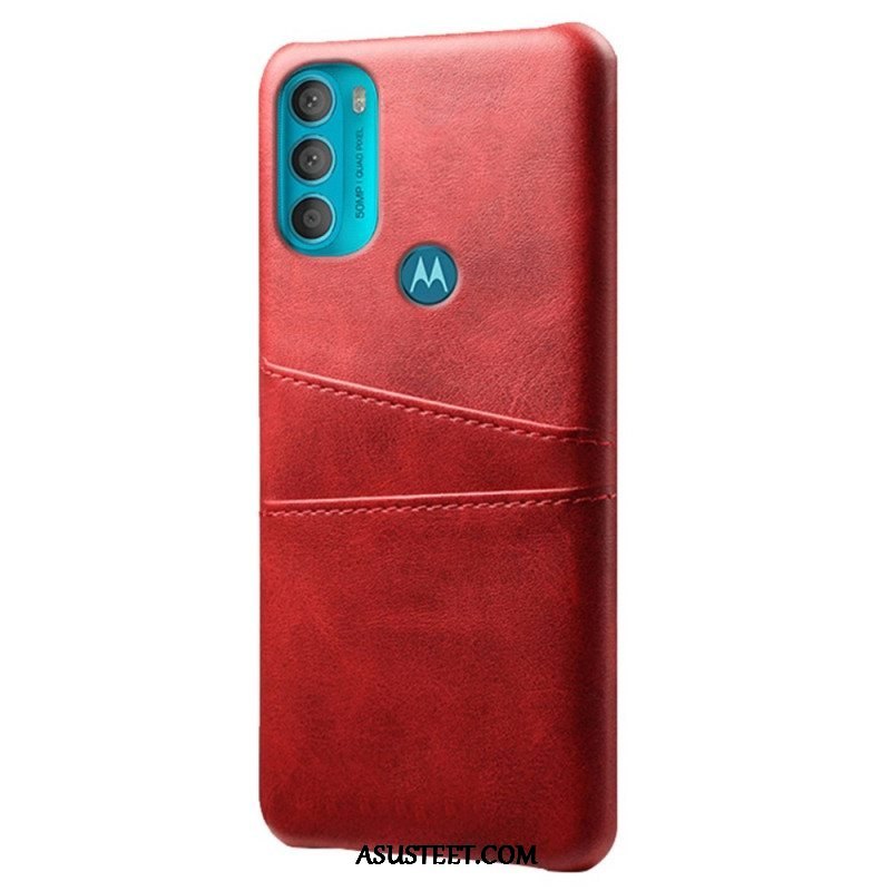 Case Moto G71 5G Ksq-korttikotelo