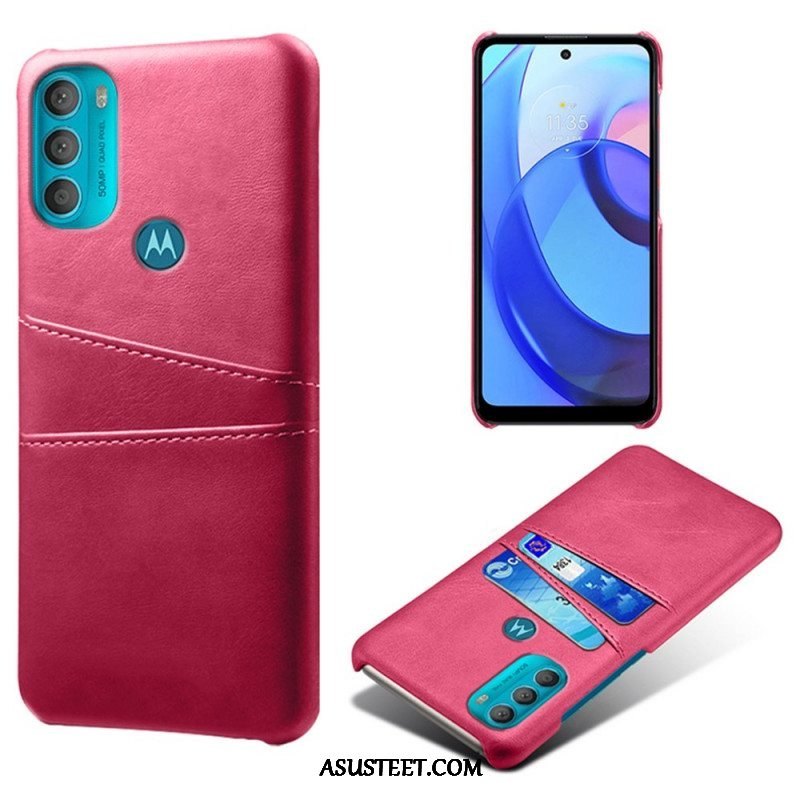 Case Moto G71 5G Ksq-korttikotelo