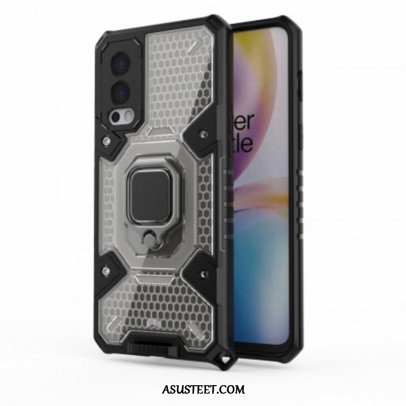 Case OnePlus Nord 2 5G Hunajakenno Renkaalla