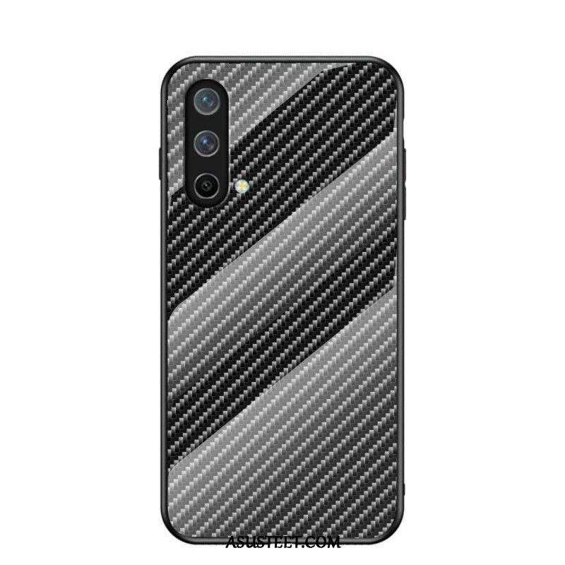 Case OnePlus Nord CE 5G Karkaistua Hiilikuitulasia