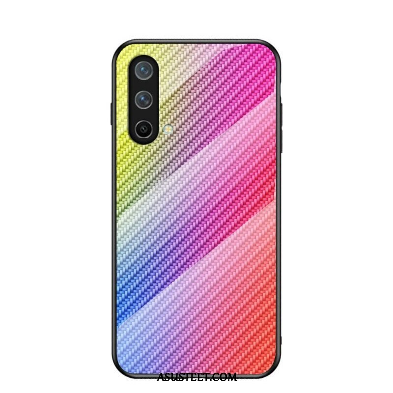 Case OnePlus Nord CE 5G Karkaistua Hiilikuitulasia