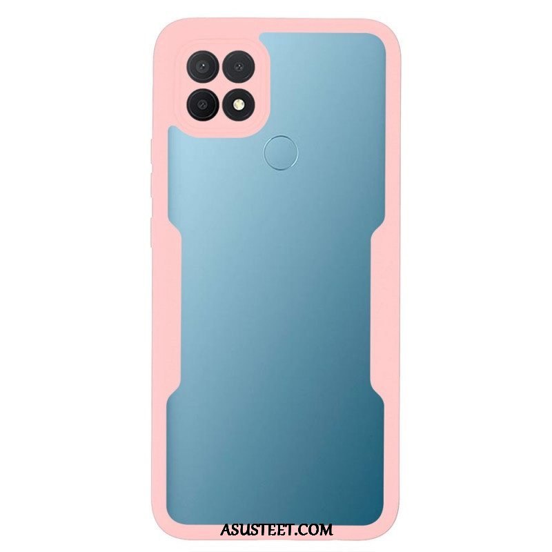 Case Oppo A15 Viistetty Reuna Hybridi