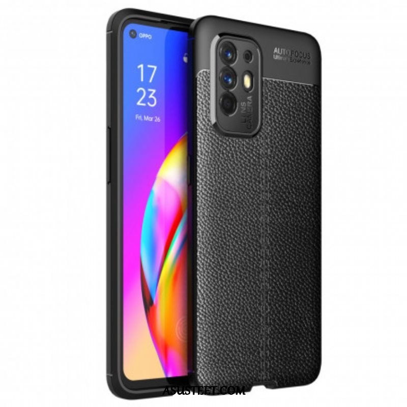 Case Oppo A94 5G Litchi-nahkaefekti