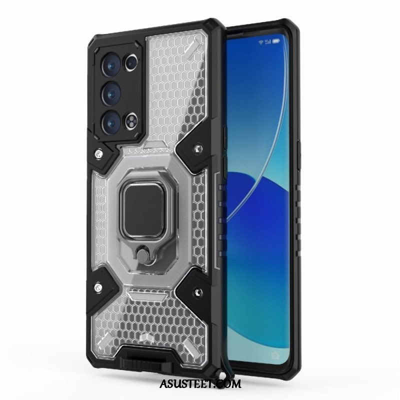 Case Oppo Reno 6 Pro 5G Joustava Renkaan Kanssa