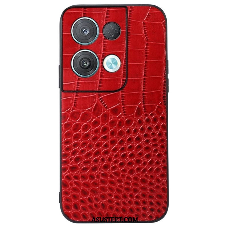 Case Oppo Reno 8 Pro Aito Crocodile Texture -nahka