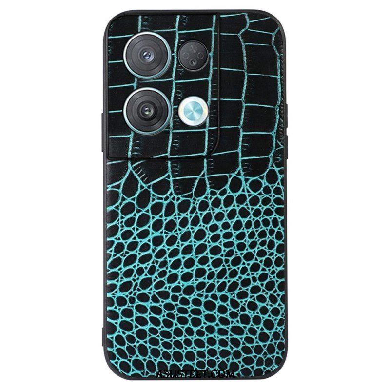 Case Oppo Reno 8 Pro Aito Crocodile Texture -nahka