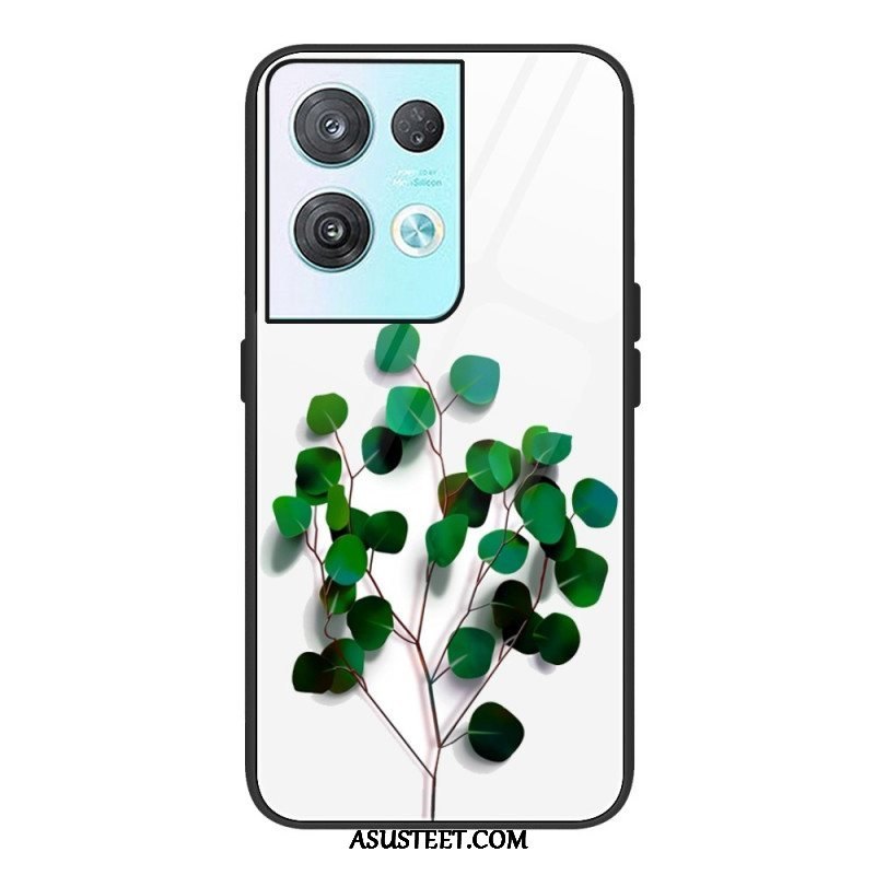 Case Oppo Reno 8 Pro Kasviskarkaistu Lasi