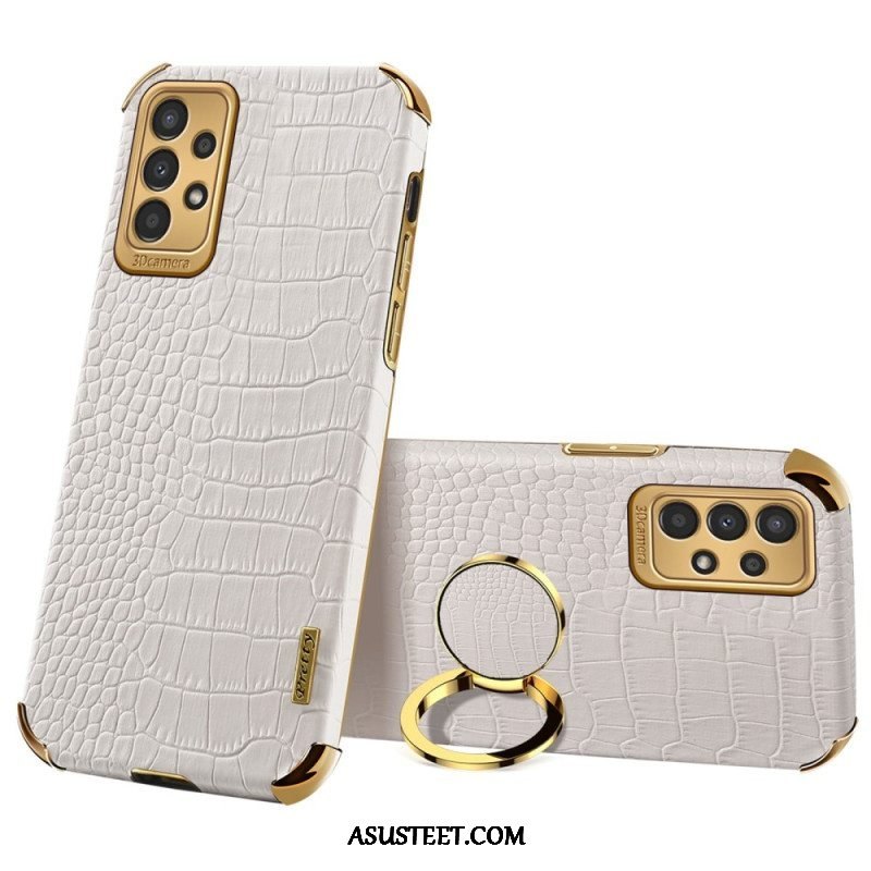 Case Samsung Galaxy A13 Krokotiiliefekti Renkaalla