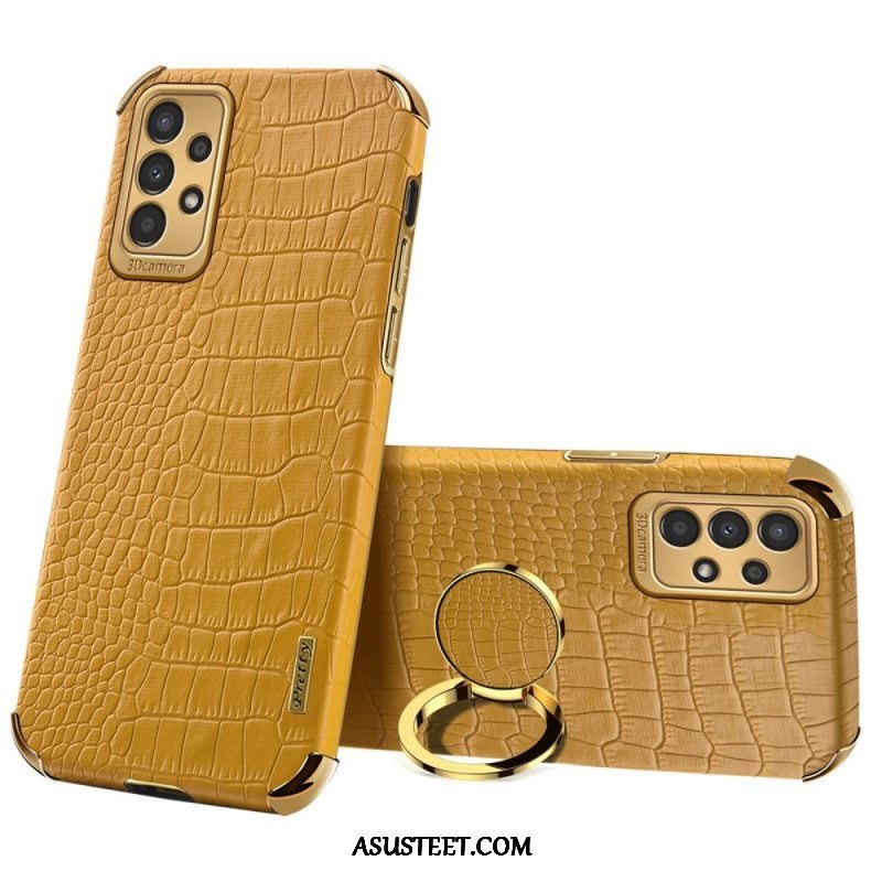 Case Samsung Galaxy A13 Krokotiiliefekti Renkaalla