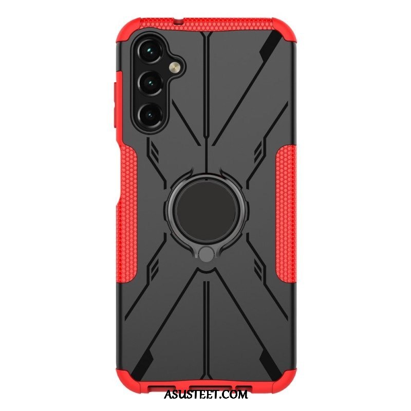 Case Samsung Galaxy A14 / A14 5G Kaksivärinen Rengastuki