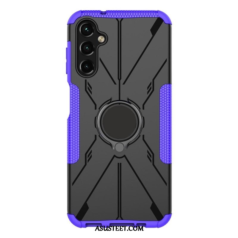 Case Samsung Galaxy A14 / A14 5G Kaksivärinen Rengastuki