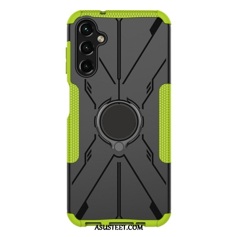 Case Samsung Galaxy A14 / A14 5G Kaksivärinen Rengastuki