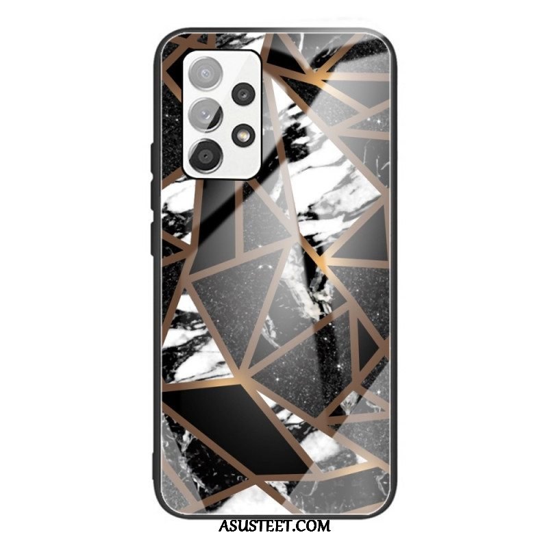 Case Samsung Galaxy A53 5G Geometria Marmori Karkaistu Lasi