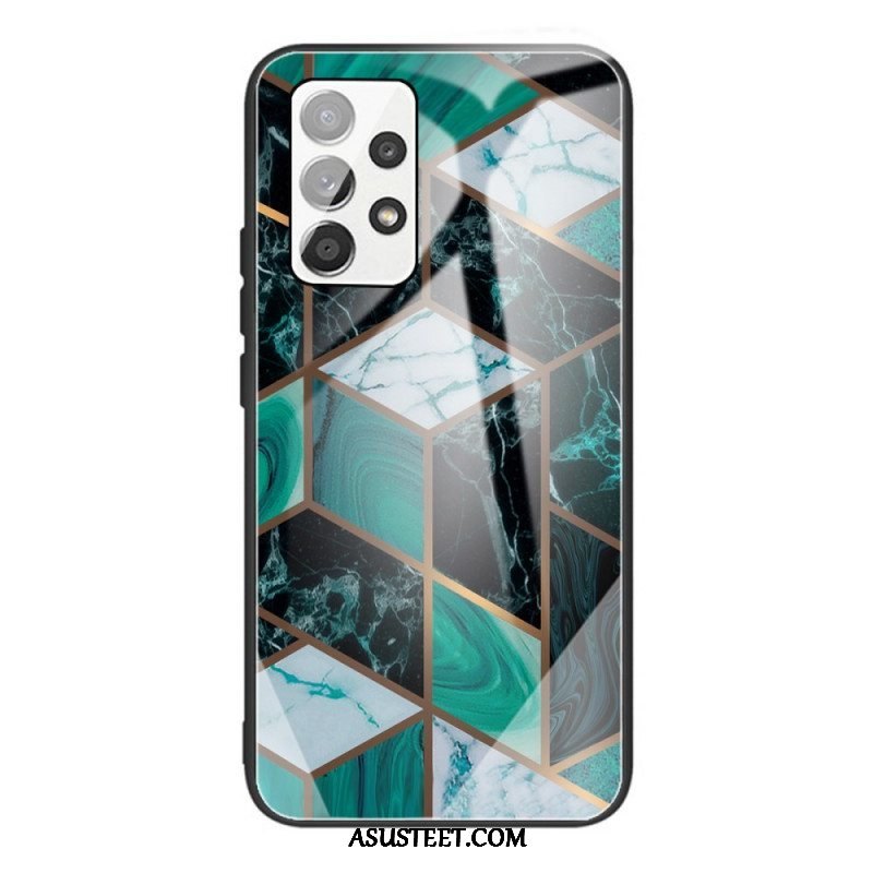 Case Samsung Galaxy A53 5G Geometria Marmori Karkaistu Lasi