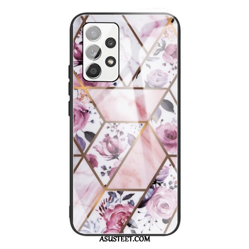 Case Samsung Galaxy A53 5G Geometria Marmori Karkaistu Lasi