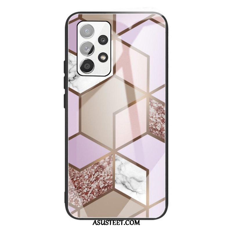 Case Samsung Galaxy A53 5G Geometria Marmori Karkaistu Lasi