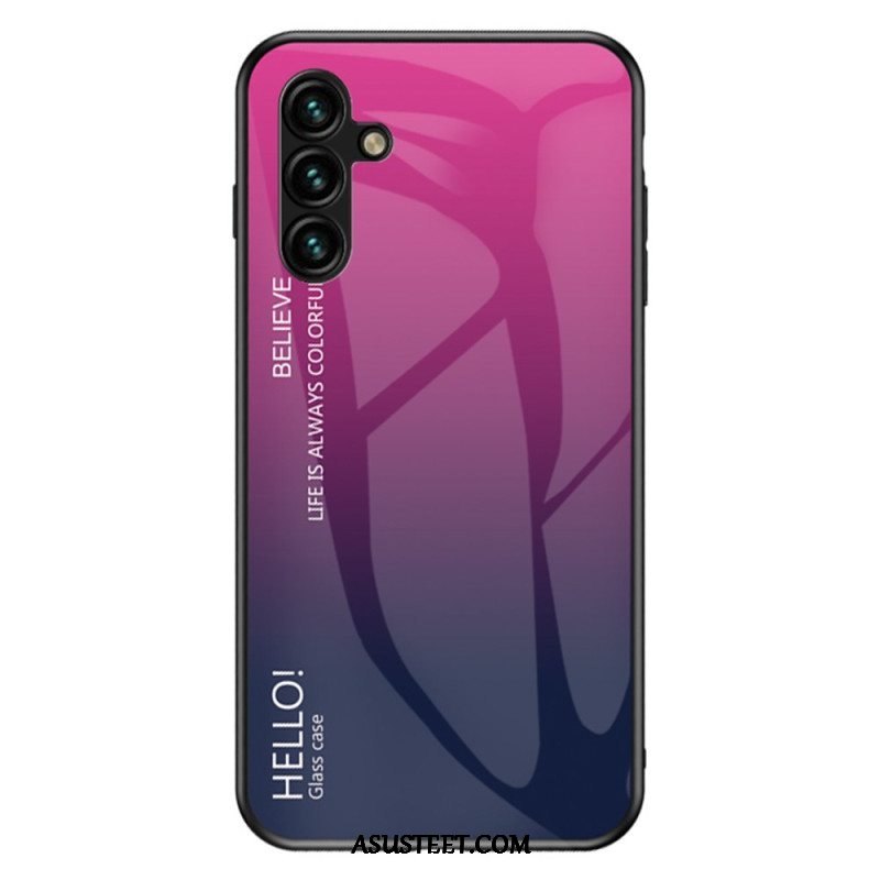 Case Samsung Galaxy A54 5G Karkaistu Lasi Hello