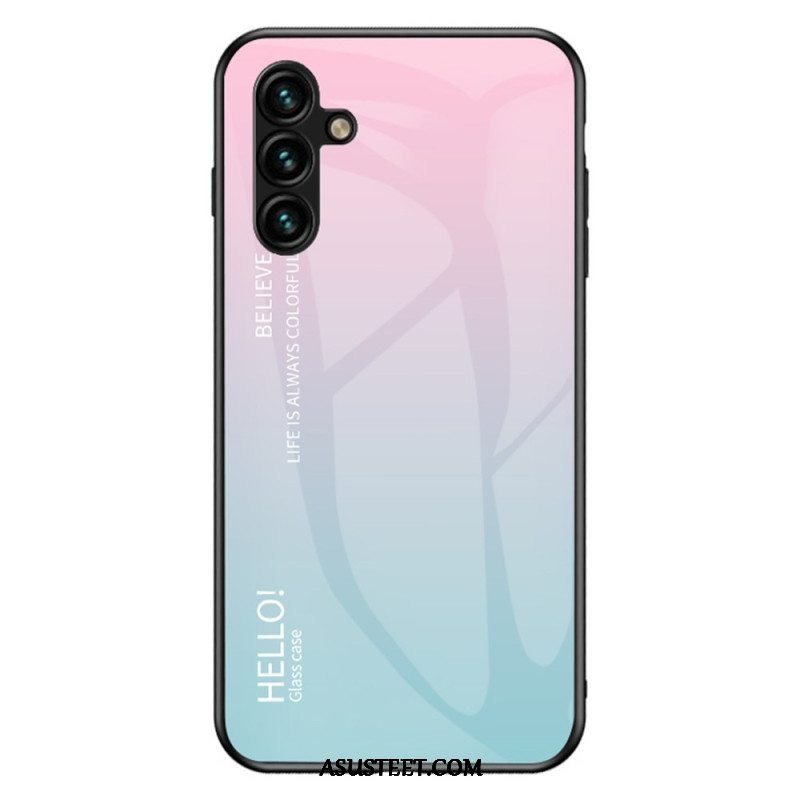 Case Samsung Galaxy A54 5G Karkaistu Lasi Hello