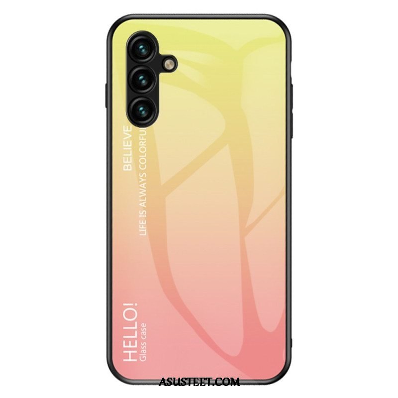 Case Samsung Galaxy A54 5G Karkaistu Lasi Hello