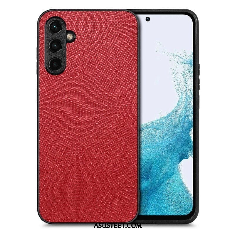 Case Samsung Galaxy A54 5G Värillinen Keinonahka