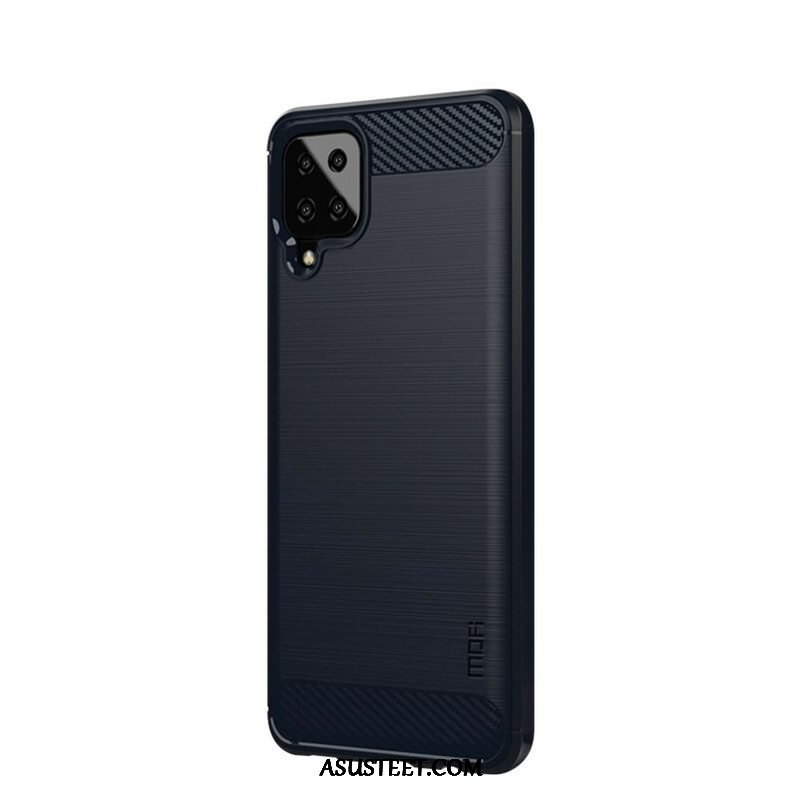 Case Samsung Galaxy M12 / A12 Mofi Harjattu Hiilikuitu