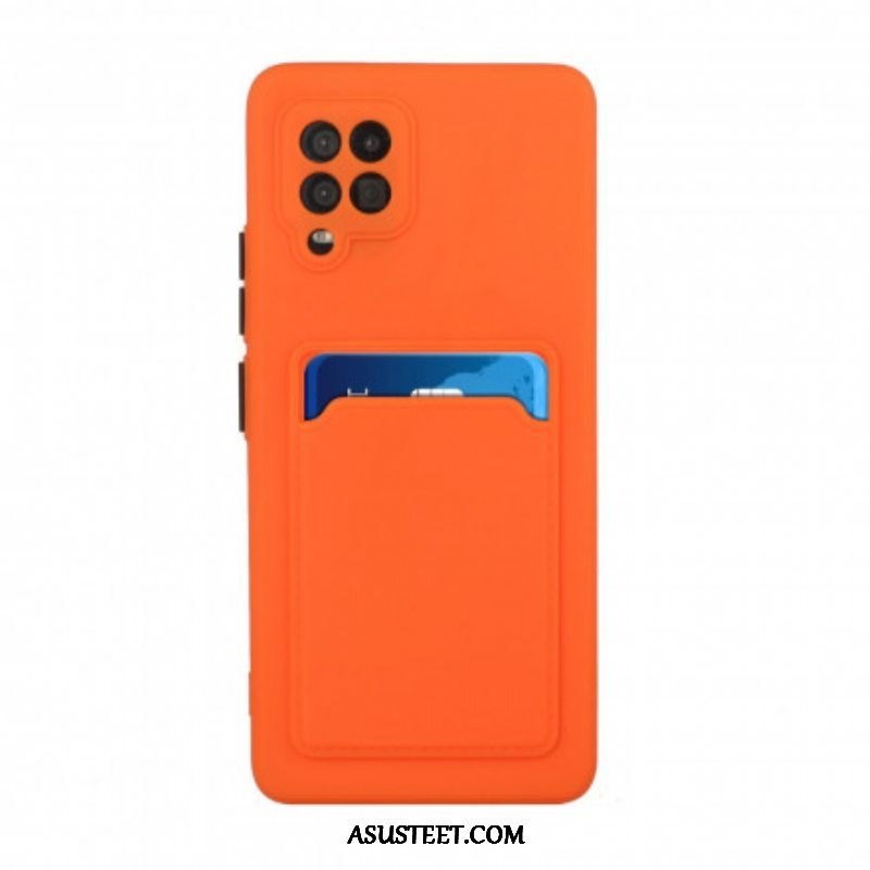 Case Samsung Galaxy M12 / A12 Silikoninen Korttikotelo