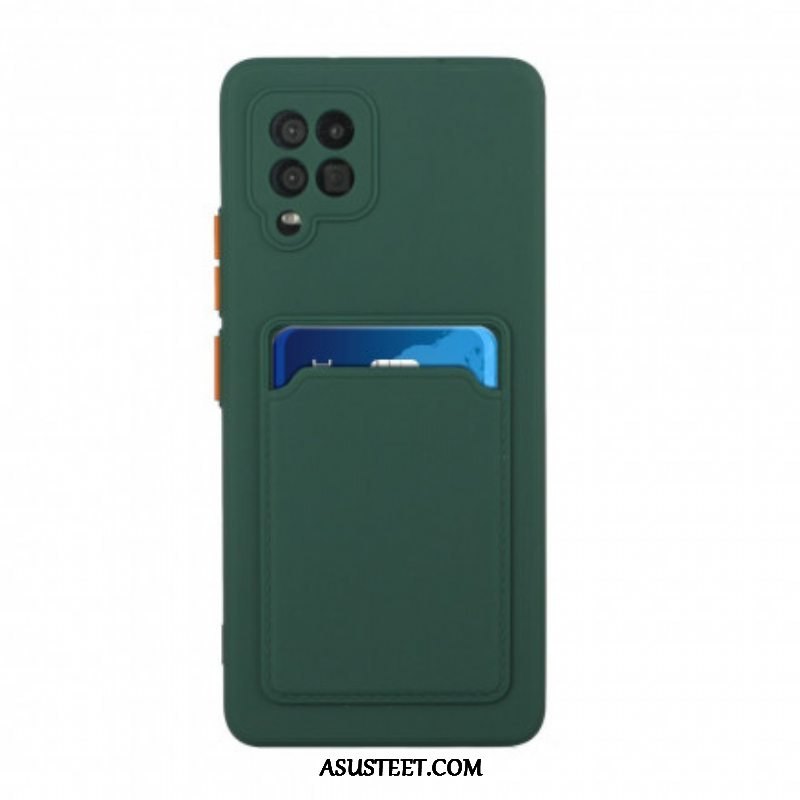 Case Samsung Galaxy M12 / A12 Silikoninen Korttikotelo