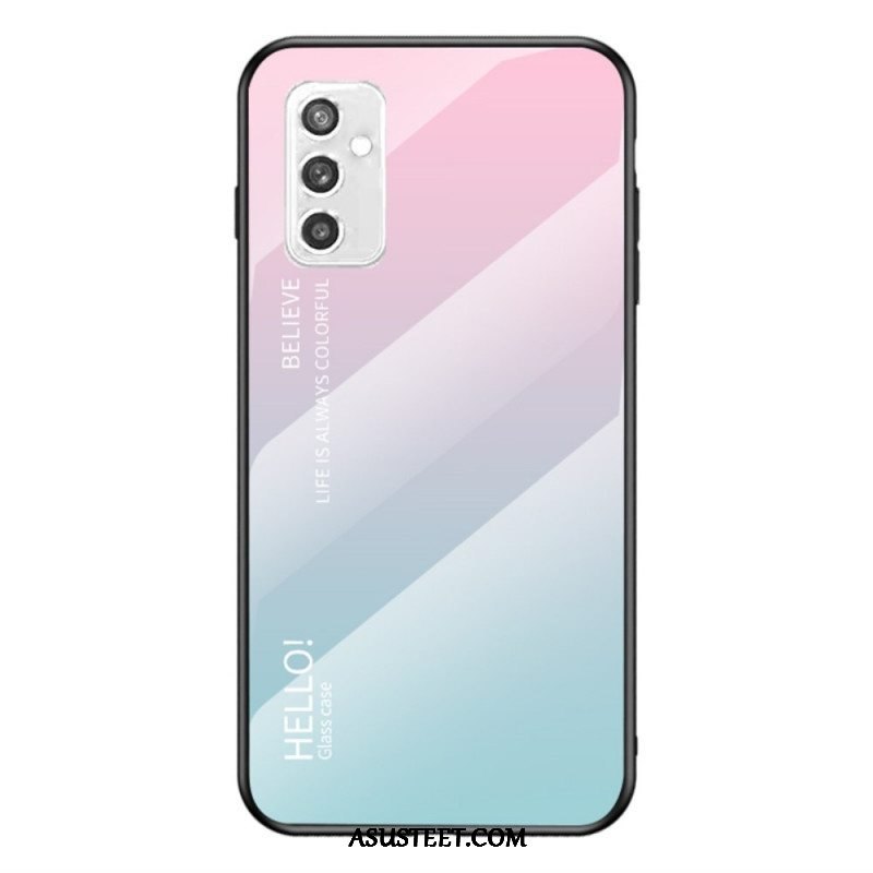 Case Samsung Galaxy M52 5G Karkaistu Lasi Hello