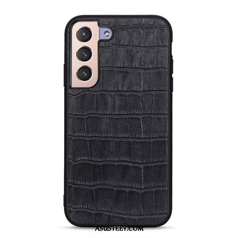 Case Samsung Galaxy S22 5G Aito Crocodile Texture -nahka