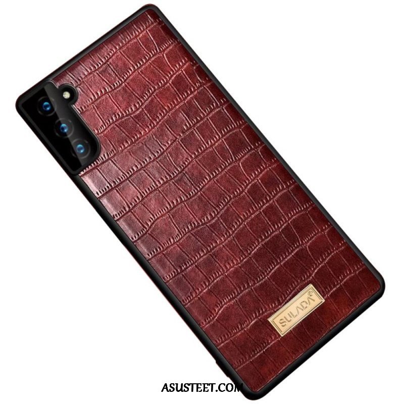 Case Samsung Galaxy S22 5G Sulada Crocodile Skin Effect