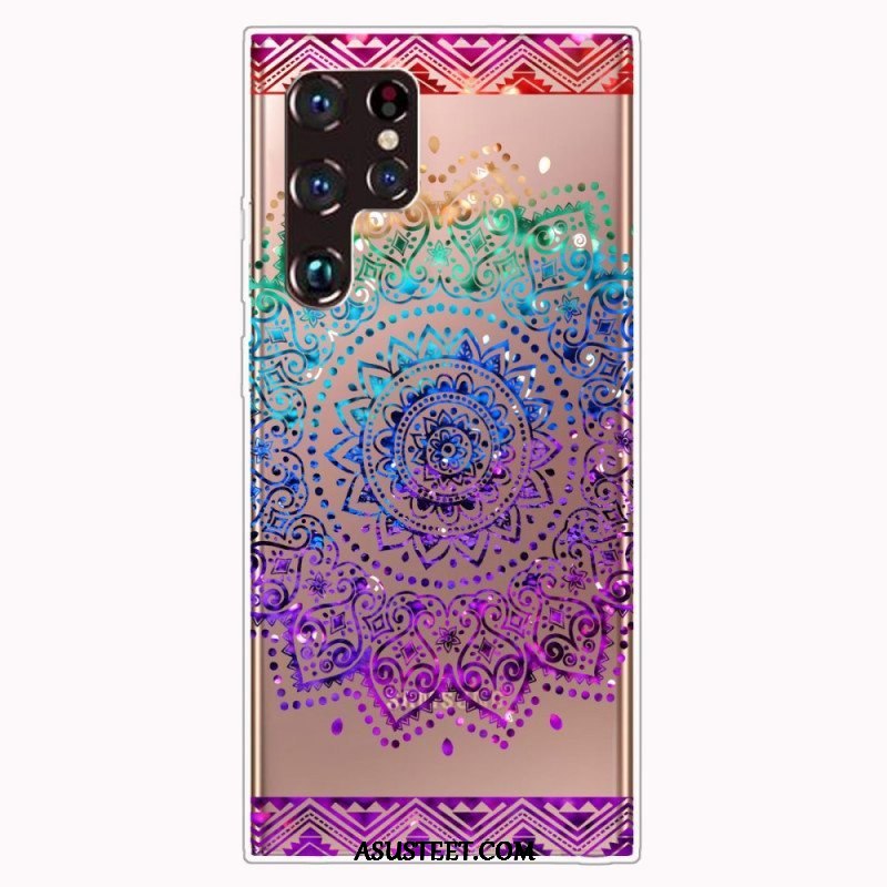 Case Samsung Galaxy S22 Ultra 5G Mandala Suunnittelu