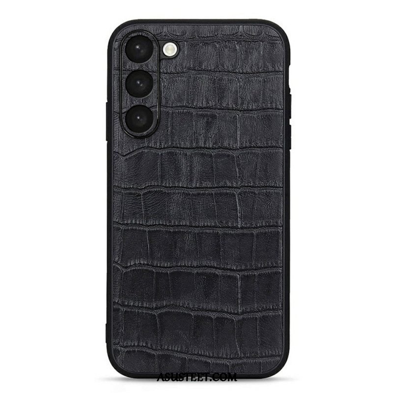 Case Samsung Galaxy S23 5G Aitoa Krokotiilityylistä Nahkaa