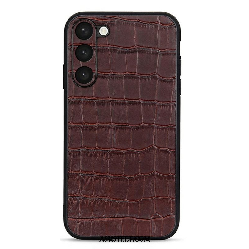 Case Samsung Galaxy S23 5G Aitoa Krokotiilityylistä Nahkaa