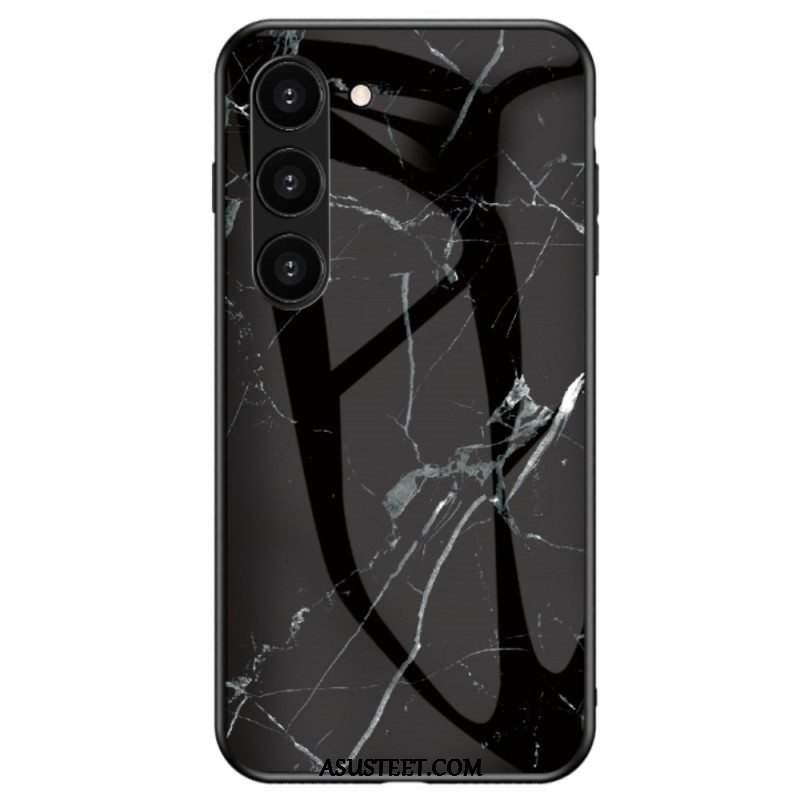 Case Samsung Galaxy S23 Plus 5G Marmori Karkaistu Lasi