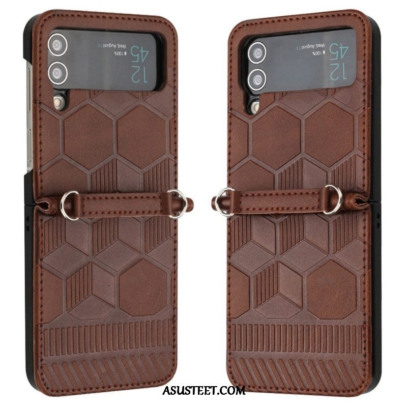 Case Samsung Galaxy Z Flip 4 Kotelot Flip Jalkapallopallon Suunnittelu