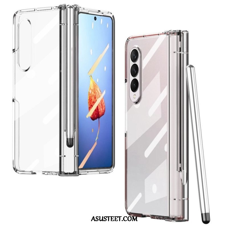 Case Samsung Galaxy Z Fold 4 Himmeä Kuori Kynällä