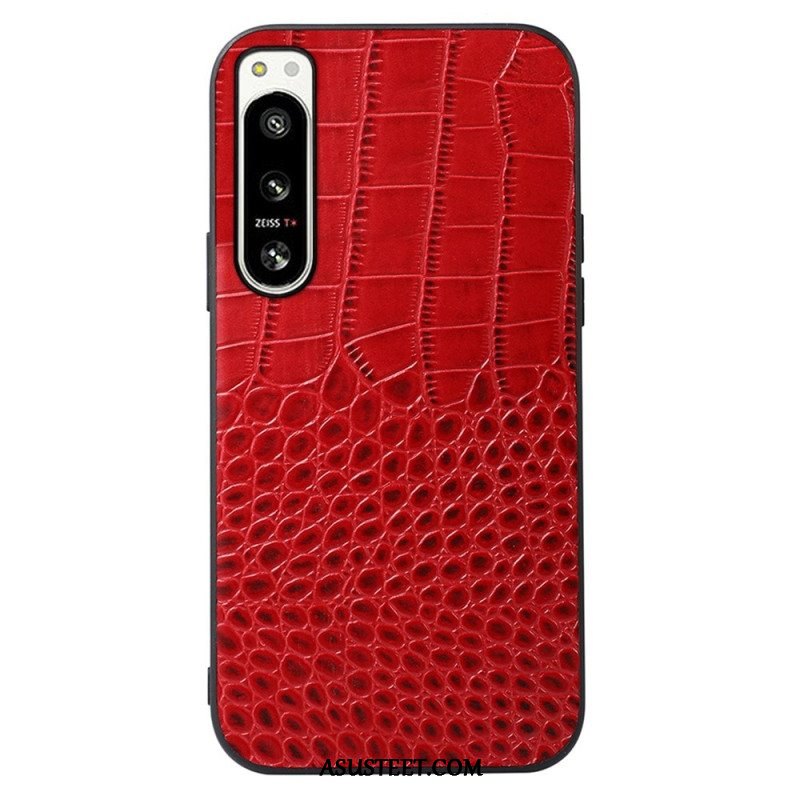 Case Sony Xperia 5 IV Aito Crocodile Texture -nahka