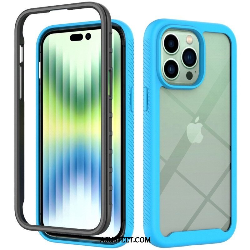 Case iPhone 14 Pro Max Hybridirunkoinen Puskuri