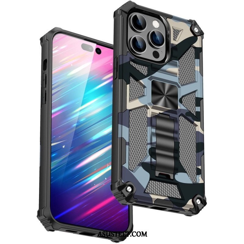 Case iPhone 14 Pro Max Naamiointi Irrotettava Tuki