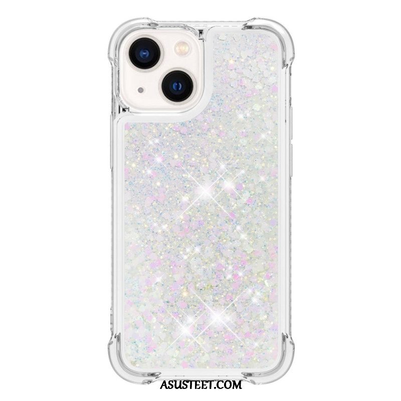 Case iPhone 15 Glitteriä