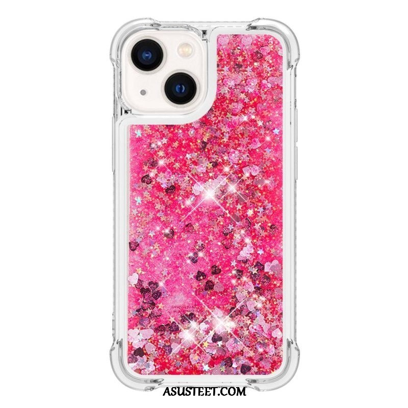 Case iPhone 15 Glitteriä