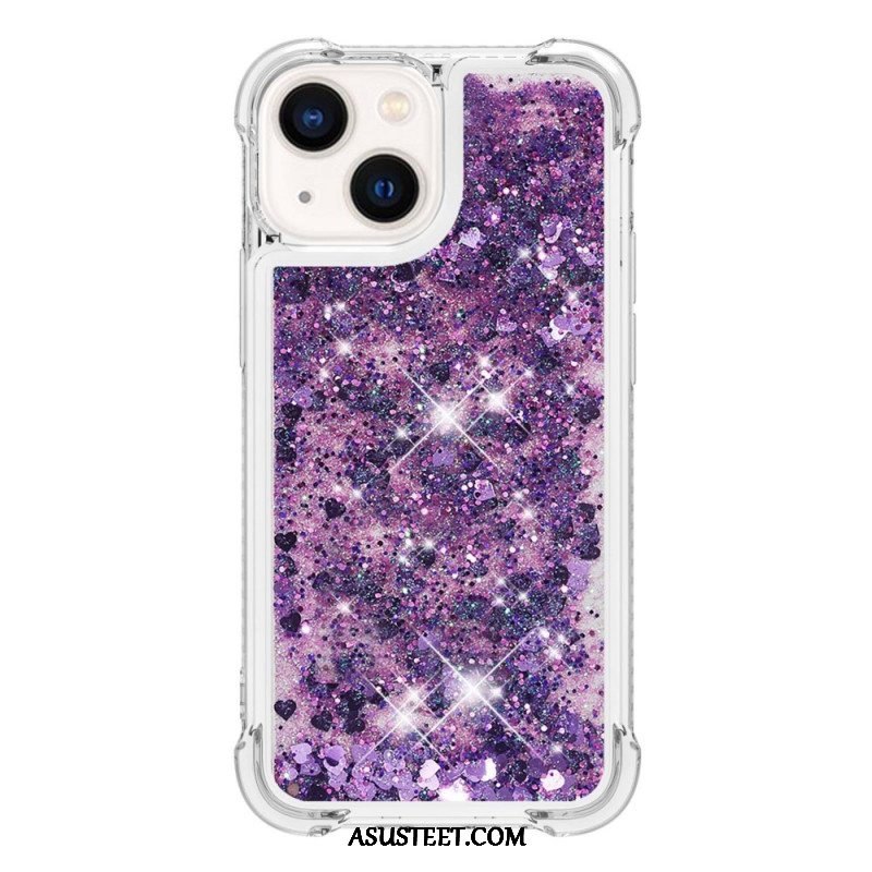 Case iPhone 15 Glitteriä