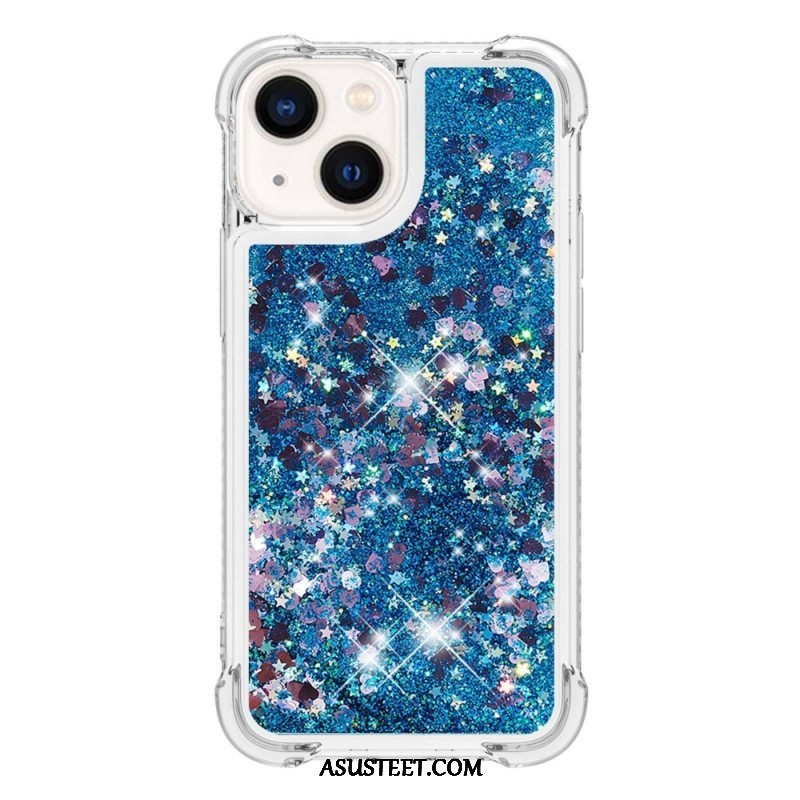 Case iPhone 15 Glitteriä