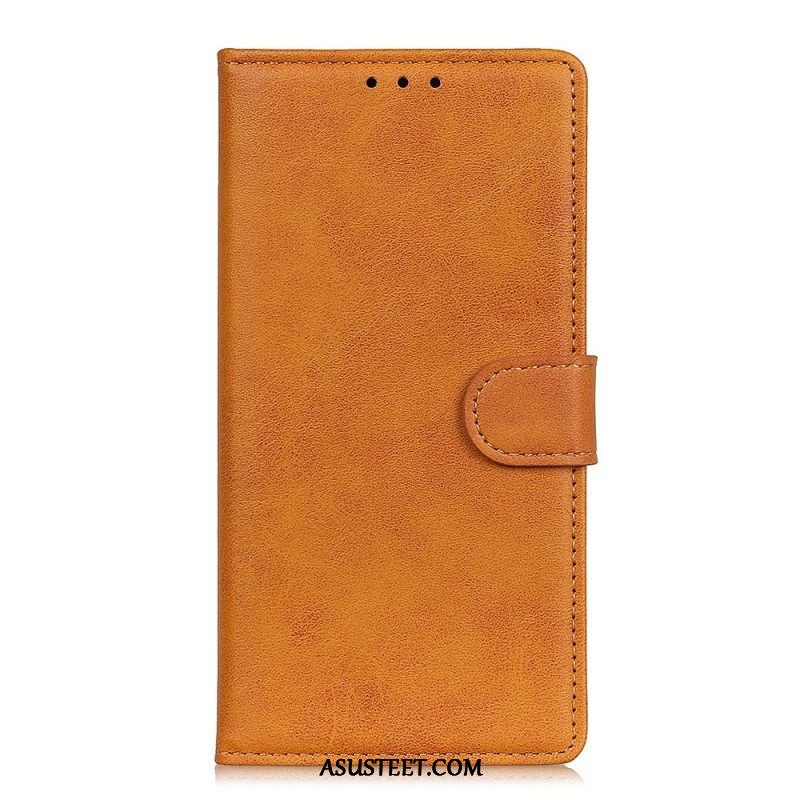 Flip Case Huawei Mate 50 Pro Matta Keinonahka